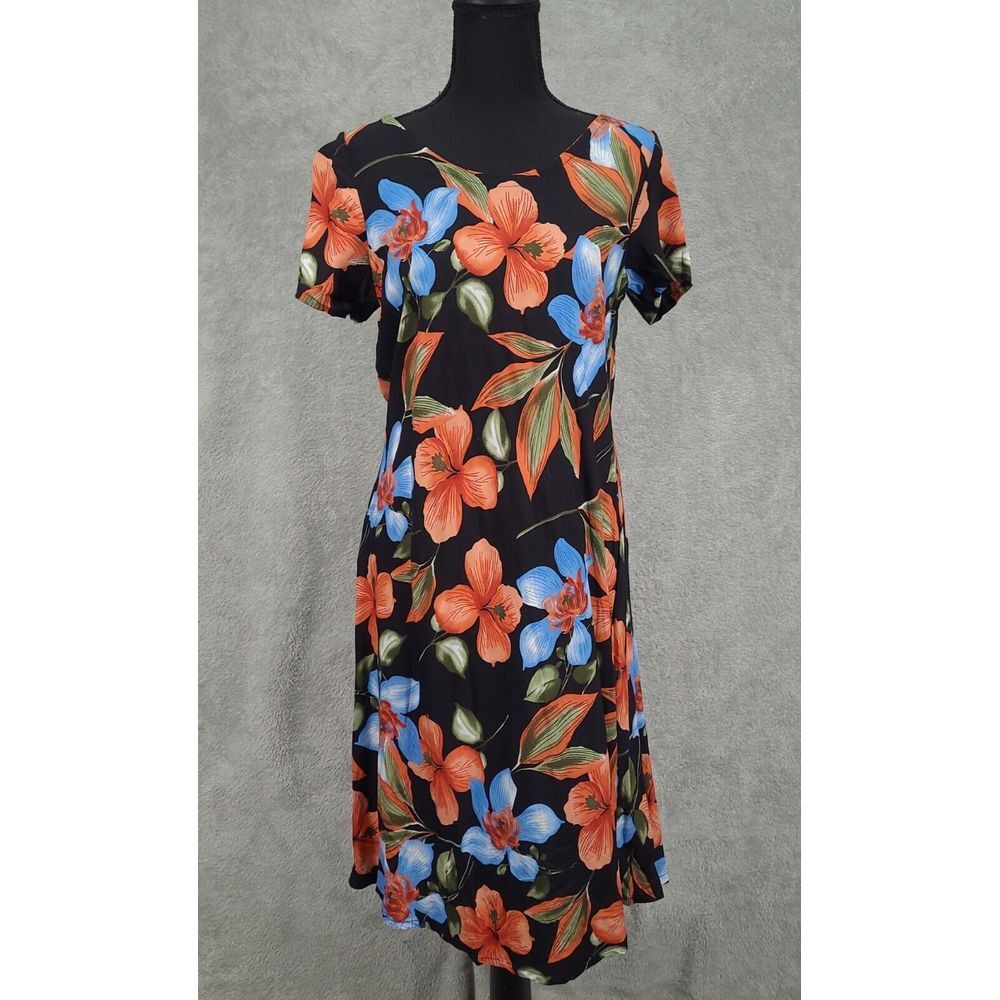 Hibiscus Collection Hawaii Tropical Dress Hawaiian Berry‎ Floral